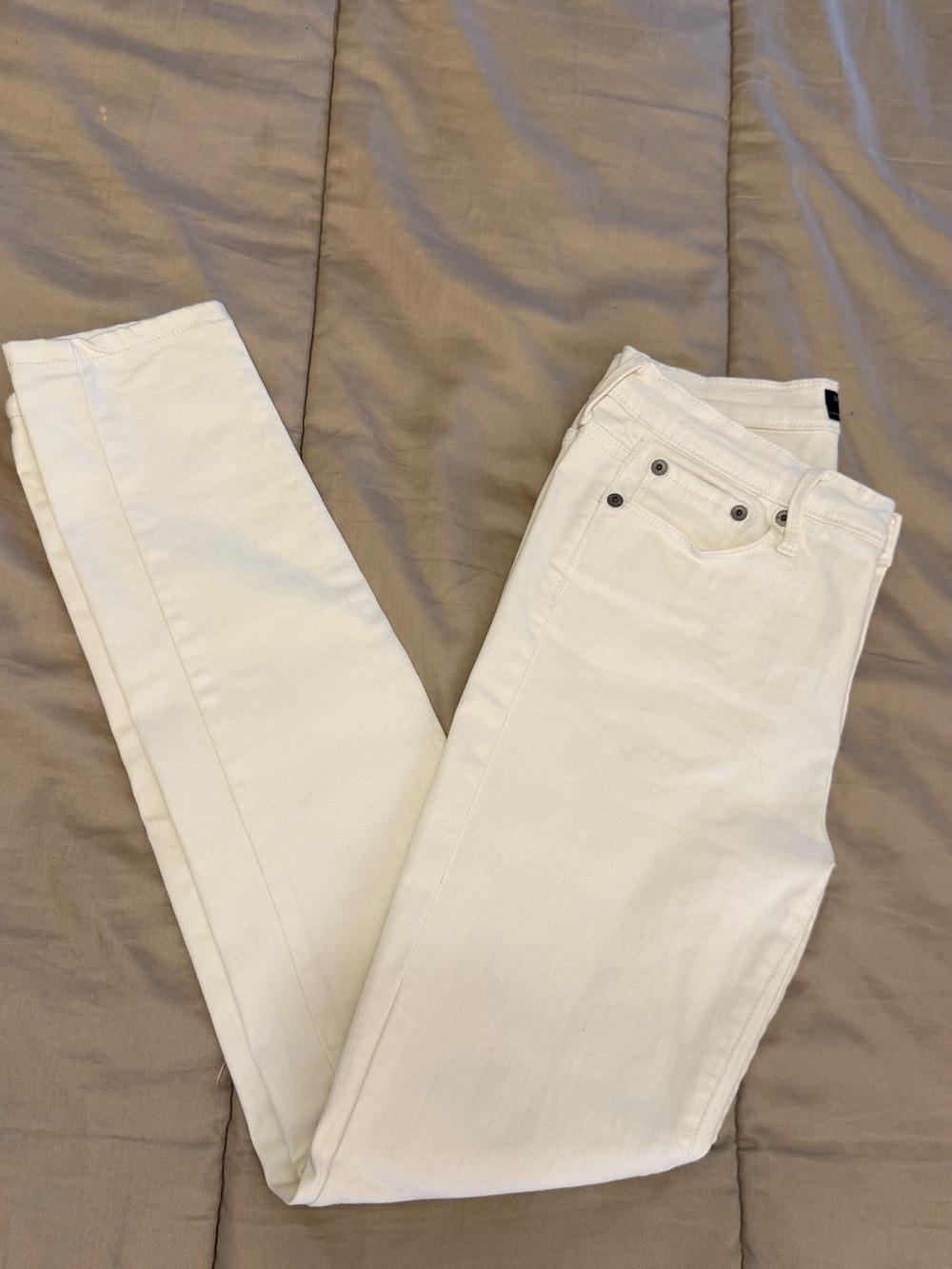 Banana Republic White Skinny Jeans